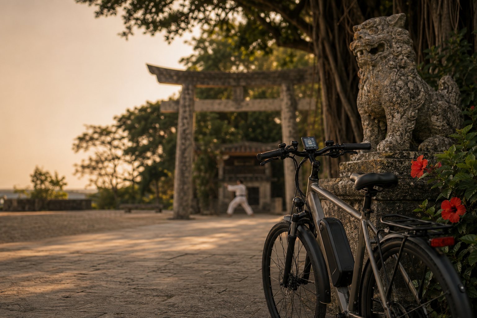 Karate Roots Ride, a cultural bike tour in Naha